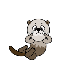 Sad Sea Otter