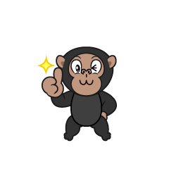 Thumbs up Chimpanzee