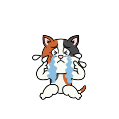 Crying Calico Cat