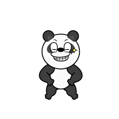 Grinning Panda