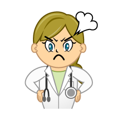 Angry Female Doctor