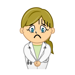 Depressed Female Doctor