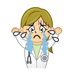 Crying Female Doctor