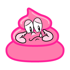 Sad Pink Poop