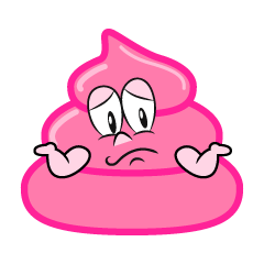 Troubled Pink Poop