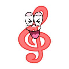 Laughing Treble Clef