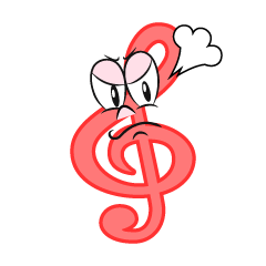 Angry Treble Clef