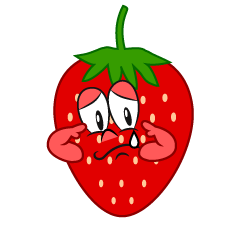 Sad Strawberry