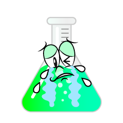 Crying Erlenmeyer Flask