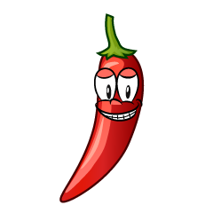 Grinning Chili Pepper