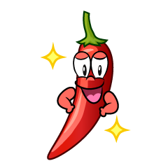 Glitter Chili Pepper