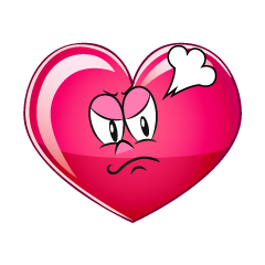 Angry Heart Symbol