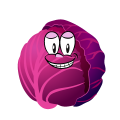 Grinning Red Cabbage
