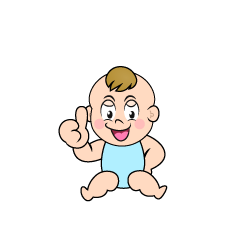 Thumbs up Baby Boy